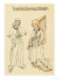 Maximilian I, Holy Roman Emperor with Maria of Burgundy Giclee Print