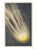 Earth Surrounded by a Passing Comet's Tail Giclee Print