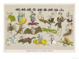 The Buddhist Concept of the Cycle of Re-Birth: The Soul is Born Again as a Bird an Insect an Animal Giclee Print