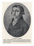 Antonio Salieri, Italian Composer, Court Kapellmeister in Vienna Giclee Print