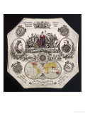 Commemorative Plate Celebrating Victoria's Golden Jubilee and the British Empire Giclee Print Commemorative Plate Celebrating Victoria's Golden Jubilee and the British Empire Giclee Print