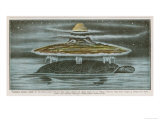 In Indian Myth Our World is Supported by Four Elephants Standing on the Back of a Giant Turtle Giclee Print