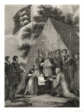 King John Signs Carta Giclee Print