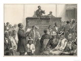 Negro Congregation at Washington D.C. Giclee Print Negro Congregation at Washington D.C. Giclee Print