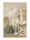 Victorious British Forces in the Great Bazaar of Mooltan (Multan) after Ousting Sikh Forces Giclée-Druck