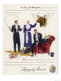 Advertisement for Lining Material Giclee-trykk