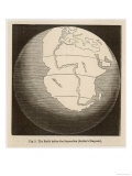 Snider's Conception of How Earth's Continents were Originally One Giclee Print Snider's Conception of How Earth's Continents were Originally One Giclee Print