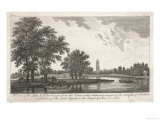 Kew Gardens c.1770 Reproduction procédé giclée