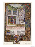 First Crusade, Godefroi de Bouillon Leader of the First Crusade Before Setting out for Jerusalem Giclee Print