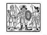 Robin and Two of His Companions Giclee Print