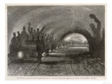 Successful Trial Trip on the Metropolitan Railway Lámina giclée