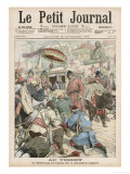The Dalai Lama Flees British Occupation in Tibet Reproduction procédé giclée