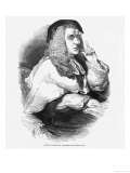 The Black Cap Mr. Justice Coleridge Judge Presiding at a Trial Puts on the Black Cap Giclee Print