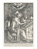 Martin Luther Depicted While Translating the Bible During His Seclusion at the Wartburg Lámina giclée Martin Luther Depicted While Translating the Bible During His Seclusion at the Wartburg Lámina giclée
