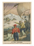 Norwegian Sailors Find the Bodies of Russian Explorers in the Arctic Circle Giclee Print