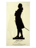 Johann Wolfgang Von Goethe German Writer and Scientist in Silhouette Giclee Print