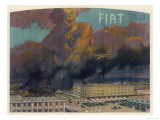 Fiat Factory Giclee Print