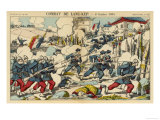 French in Tonkin French Soldiers and Sailors Under General Negrier Take the Town of Lamg-Kep Giclee Print