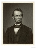 Abraham Lincoln U.S. President Reproduction procédé giclée