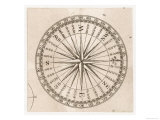 Compass Rose Giclée-Druck