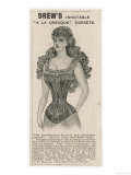 Drew's Corset Reproduction procédé giclée