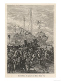 Kublai Khan Builds a Fleet for the Voyages of Marco Polo Giclee Print