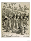 The Nuns of the Convent of Saint-Ursule Accuse Urbain Grandier Giclee Print