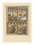Bible Scenes Depicted in the French Manuscript Somme le Roi reproduction procédé giclée