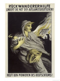 Appealing for Help for the Homeless Giclée-tryk