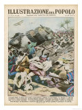 Battle Between the Ethiopians and the Forces of Italian Somaliland at Ualual Giclee Print