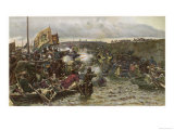 Yermak Timofeyevich Leads a Cossack Invasion of Siberia Giclee Print