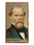 John Augustus Roebling American Engineer and Industrialist Born in Germany reproduction procédé giclée