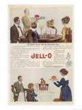 The Butler Serves and the Housewife Too for the Charm of the Jell-O Dessert is Felt in Every Home Giclee Print