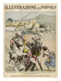 Armed Abyssinians Attack Italian-Controlled Village in Dankali Region and Steal Their Cattle Giclee Print
