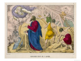 Noah Builds His Ark to God's Instructions Giclee Print