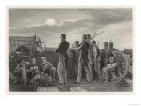 Defenders Man a Look-Out Post on the Battery at Lucknow Giclee Print