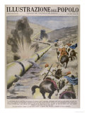 Arabs Sabotage Oil Pipes Giclee Print
