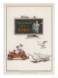 Fisk Tyres, Time to Re-Tire Giclee Print