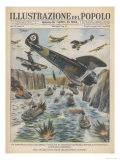 Norway:A British Convoy Arrives in the Norwegian Fjords Bringing Vital Supplies Giclee Print
