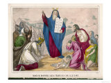 Moses Comes Down from Mount Sinai Carrying the Tables of the Law Giclee Print
