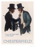 Chesterfield Cigarettes, I Can Tell That Taste in the Dark Giclee Print