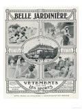 Sportswear from la Belle Jardiniere Paris Giclee Print Sportswear from la Belle Jardiniere Paris Giclee Print