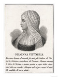 Vittoria Colonna Italian Noblewoman and Poet Giclee Print Vittoria Colonna Italian Noblewoman and Poet Giclee Print