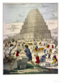 The Building of the Great Tower Giclee Print