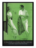 Wills's Gold Flake at Tennis Parties, The Man's Cigarette That Women Like Giclee Print