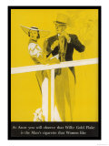 Wills's Gold Flake at Ascot, The Man's Cigarette That Women Like Lámina giclée Wills's Gold Flake at Ascot, The Man's Cigarette That Women Like Lámina giclée