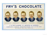 Fry's Five Boys Chocolate, Desperation Pacification Expectation Acclamation Realisation Giclee Print