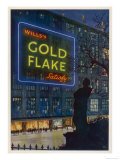 Wills's Gold Flake Cigarettes Satisfy Lámina giclée Wills's Gold Flake Cigarettes Satisfy Lámina giclée