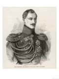 Prince Aleksandr Sergeyevich Menshikov Russian Soldier Who Commanded Forces in the Crimea Lámina giclée