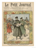 Russian General Linievich Contemplates the Hopeless Task Before Him in Manchuria Lámina giclée